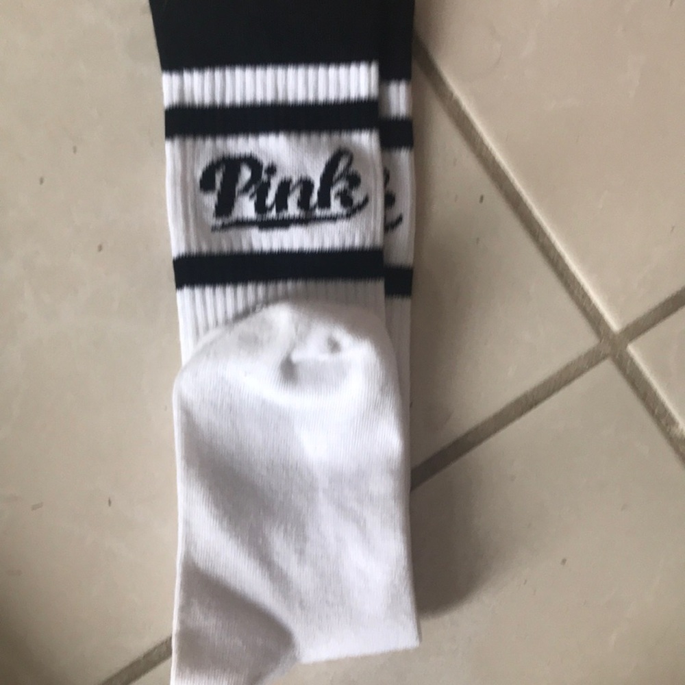 4 pair of Knee highs. Pink